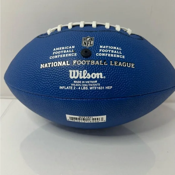 MINI Wilson "The Duke" MINI Football NFL AFC  Roger Goodell Commissioner Blue - Picture 2 of 4